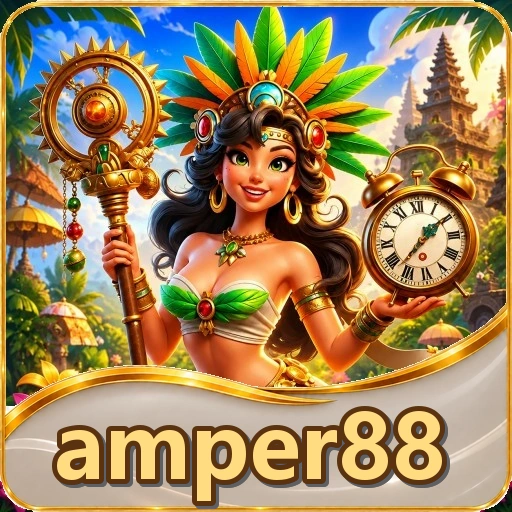 Aplikasi mobile amper88 di layar HP